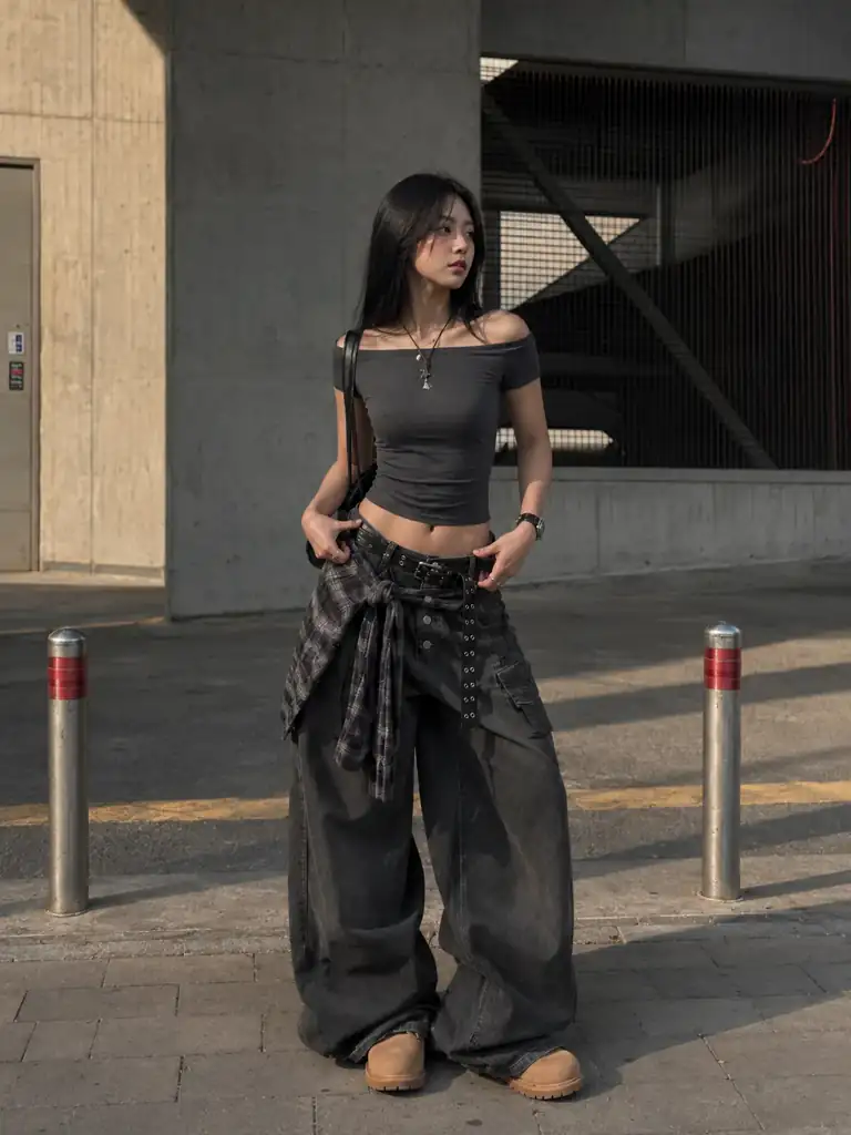 Outfit nữ Baddie Streetwear – LOOK #26