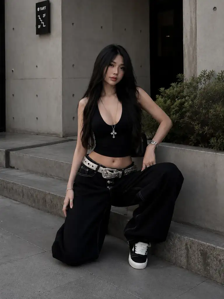 Outfit nữ Goth – LOOK #32