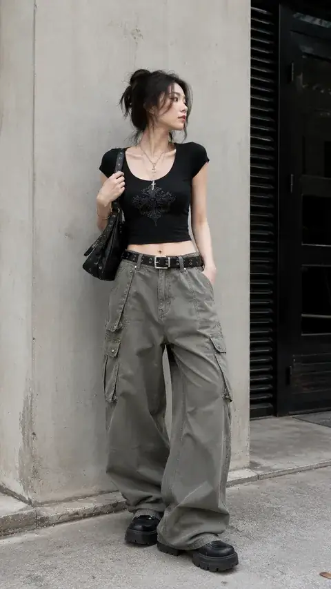 Outfit nữ Baddie Streetwear – LOOK #121