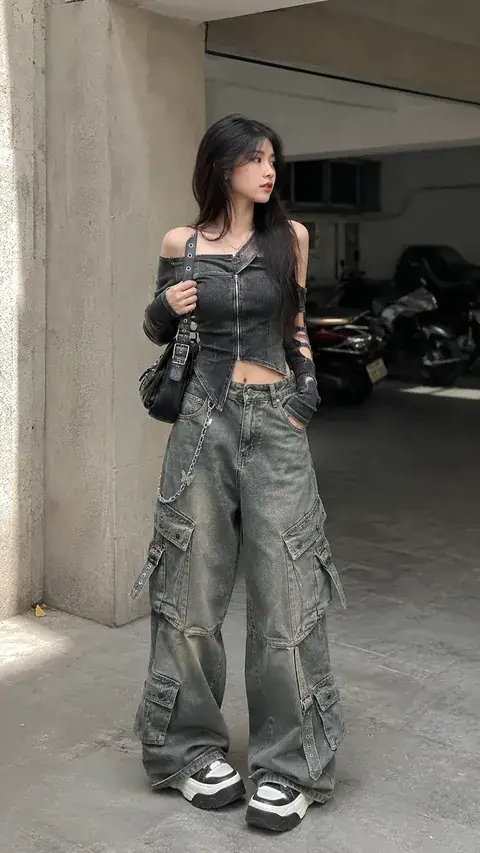 Outfit nữ Baddie Streetwear – LOOK #84