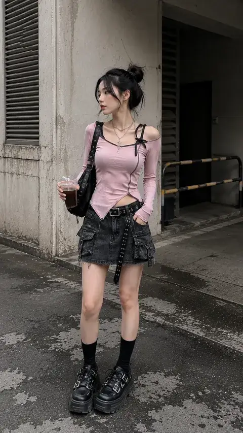 Outfit nữ Baddie Streetwear – LOOK #75