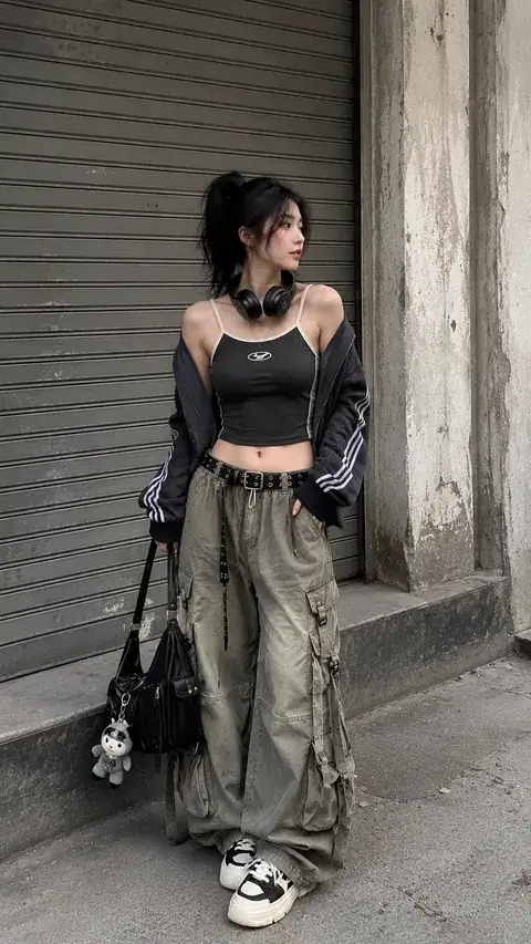 Outfit nữ Baddie Streetwear – LOOK #132