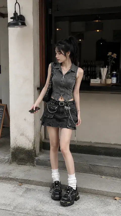 Outfit nữ Baddie Streetwear – LOOK #82