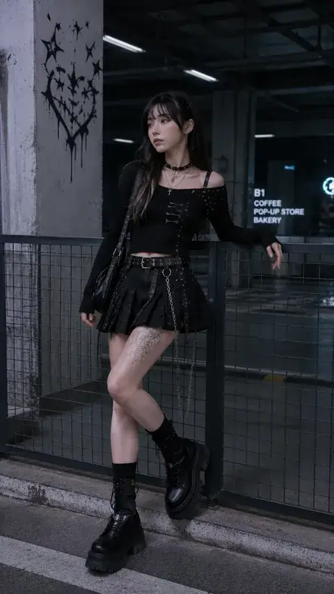 Outfit nữ Goth – LOOK #46