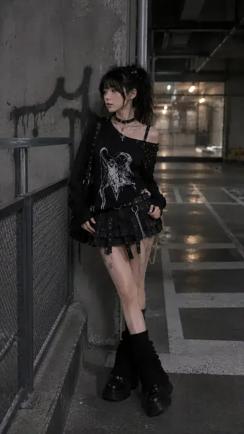 Outfit nữ Goth – LOOK #49