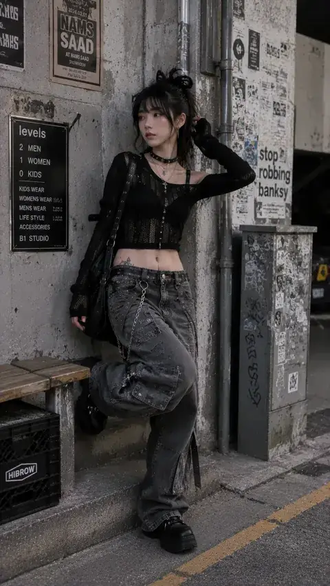 Outfit nữ Goth – LOOK #47