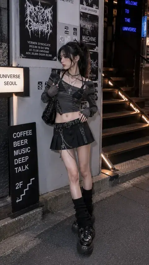 Outfit nữ Goth – LOOK #65