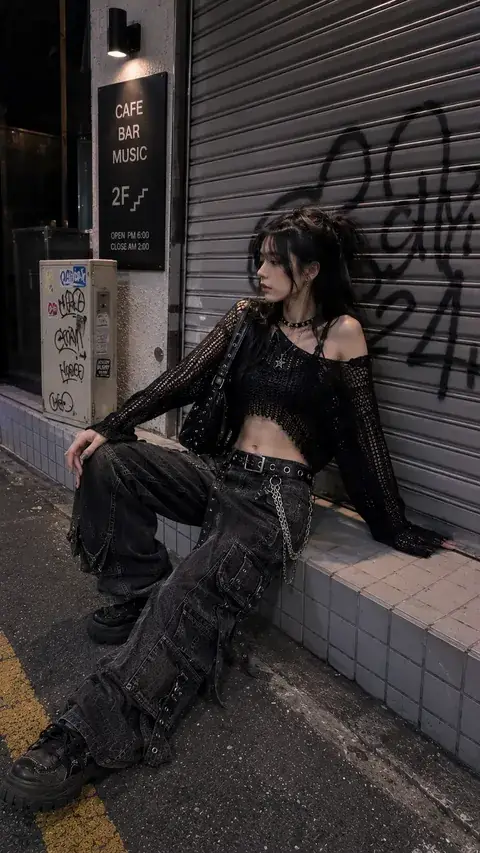 Outfit nữ Goth – LOOK #68