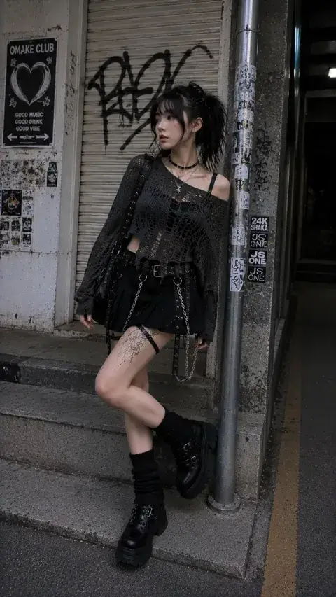 Outfit nữ Goth – LOOK #44