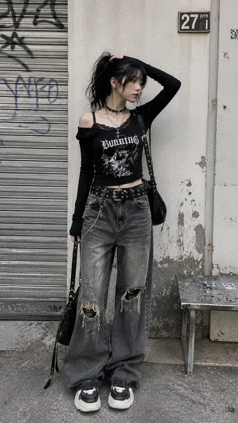Outfit nữ Punk / Grunge – LOOK #97
