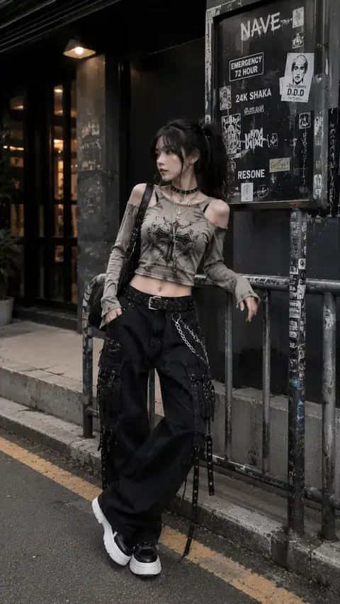 Outfit nữ Goth – LOOK #57