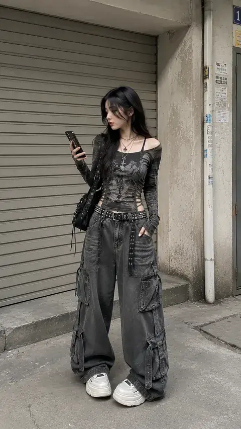 Outfit nữ Punk / Grunge – LOOK #80