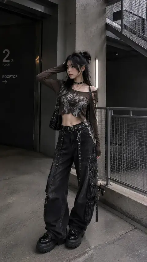Outfit nữ Goth – LOOK #66
