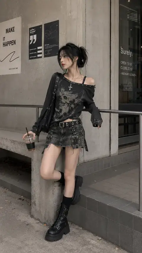Outfit nữ Dark Feminine – LOOK #74