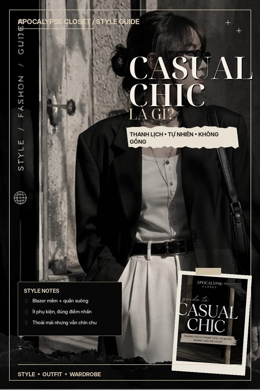 Casual Chic Là Gì? Cách Phối Đồ Nữ Chỉn Chu Mà Không Gồng — ảnh bìa Apocalypse Closet