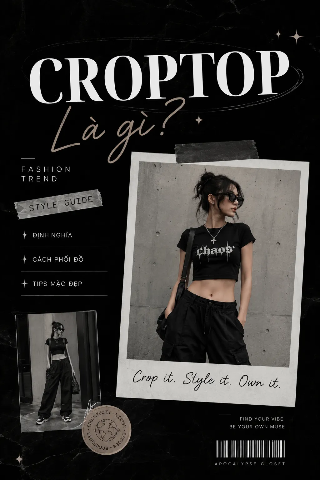 Croptop Là Gì? Cách Chọn Độ Dài, Form Và Phối Đồ Không Lệch Tỷ Lệ