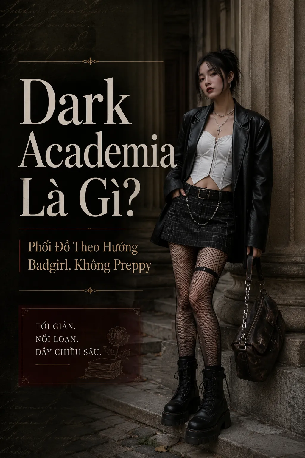 Dark Academia Là Gì? Phối Đồ Theo Hướng Badgirl