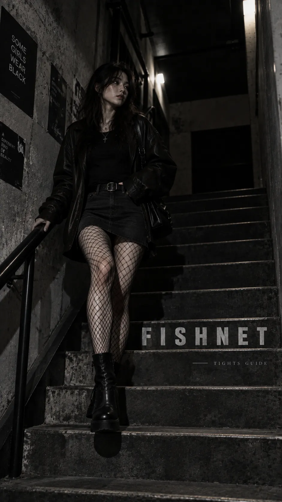 Fishnet Tights Là Gì? Cách Phối Tất Lưới Không Bị Quá Costume
