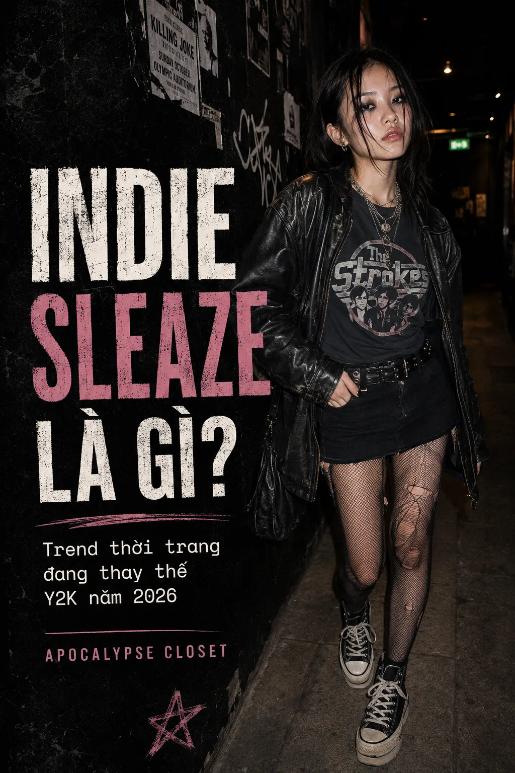 Indie Sleaze Là Gì? Phong Cách Hậu Y2K Nổi Loạn