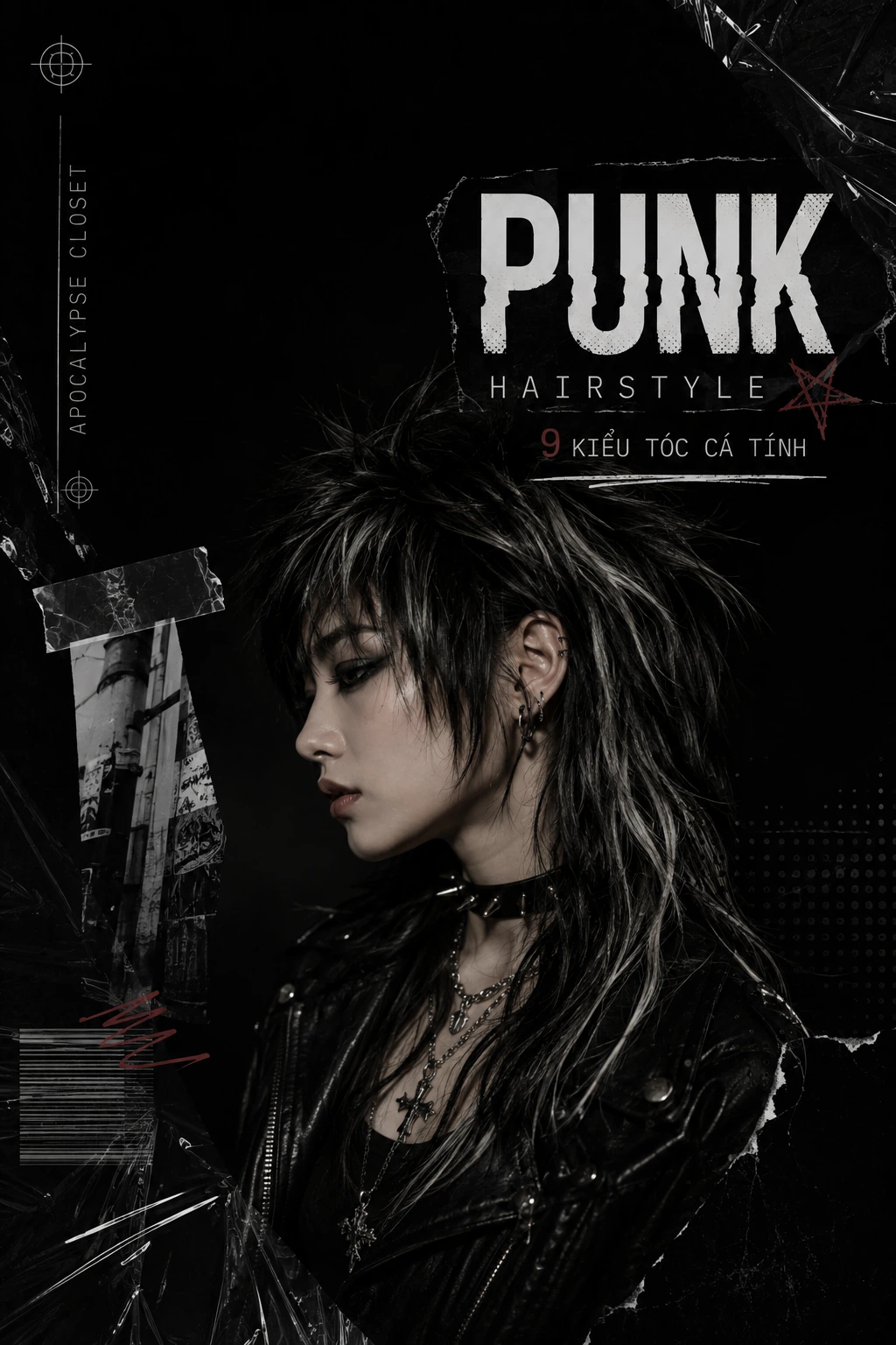 Kiểu tóc Punk nữ và punk hairstyle cá tính — Apocalypse Closet