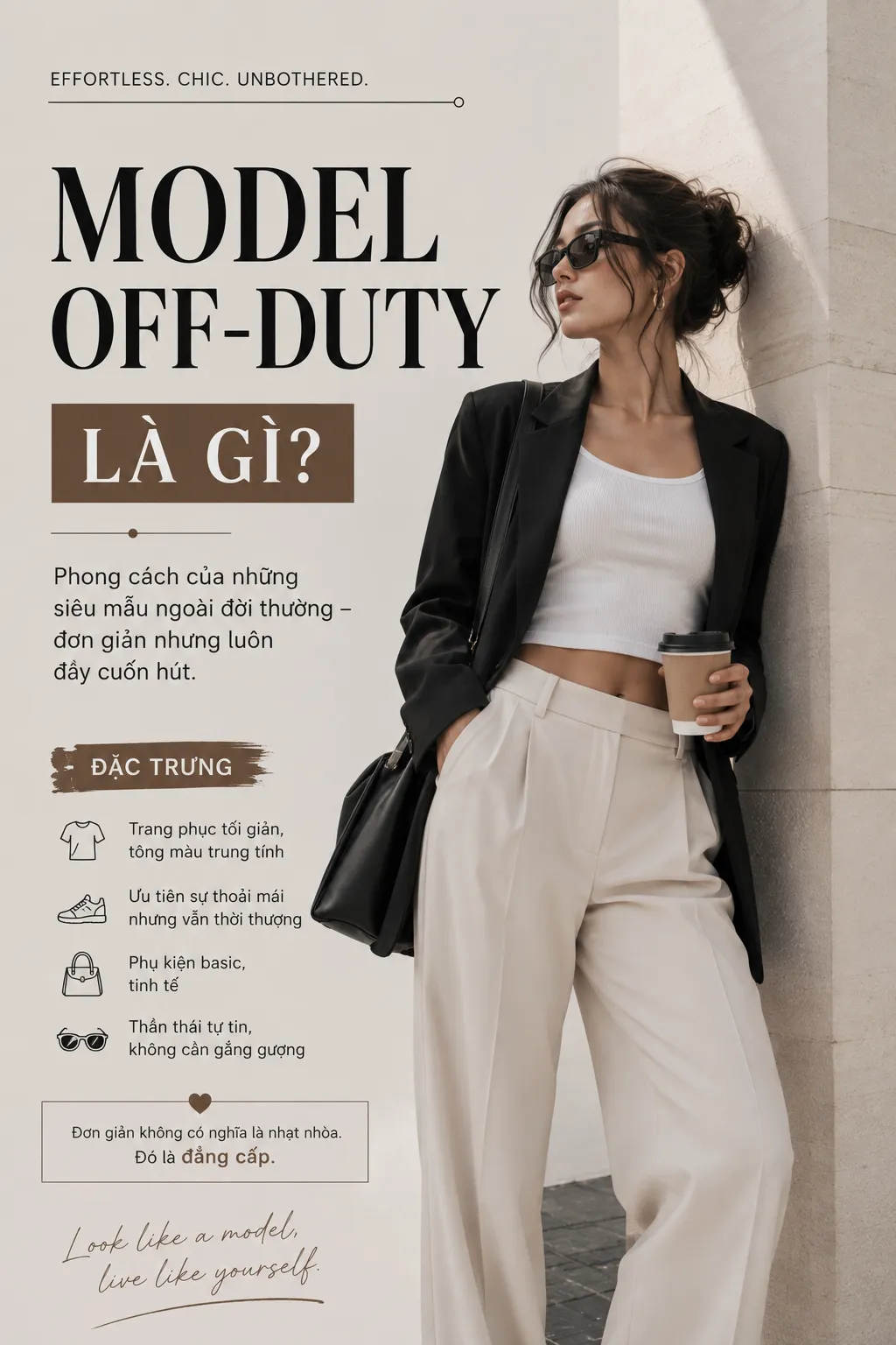 Model Off-Duty Là Gì? Công Thức Ít Món Nhưng Có Lực