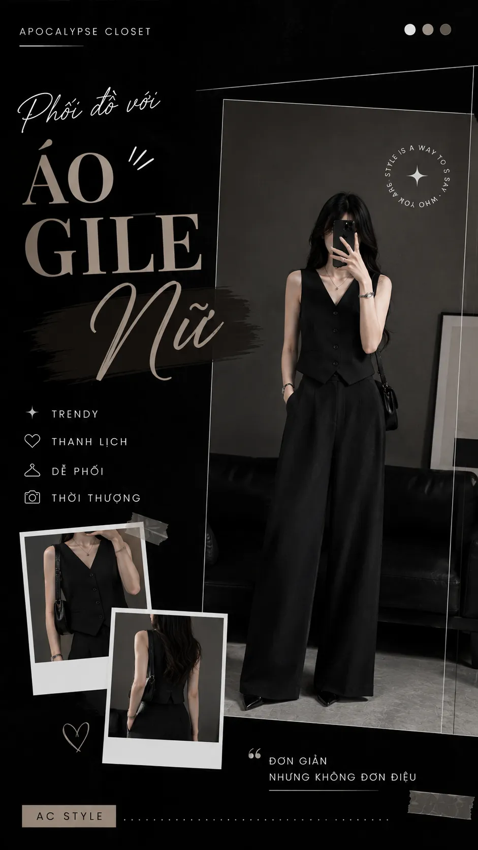 Áo Gile Nữ Phối Với Gì? Chọn Layer Theo Form Và Phong Cách