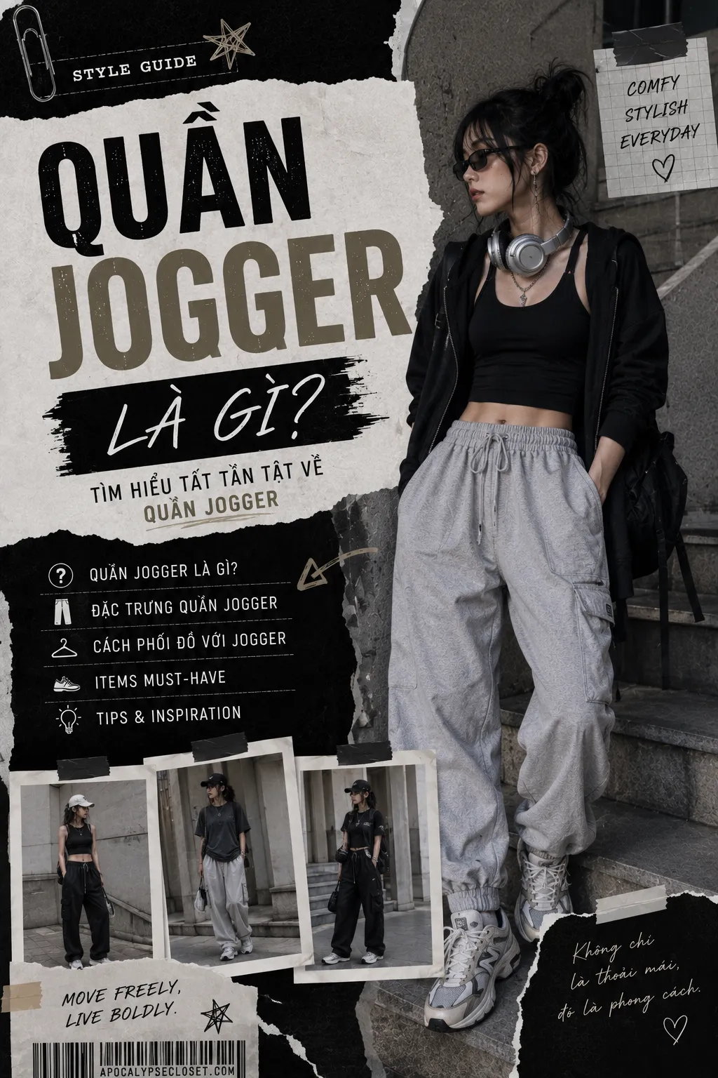 Quần Jogger Là Gì? Đọc Bo Gấu, Chất Vải Và Size | AC