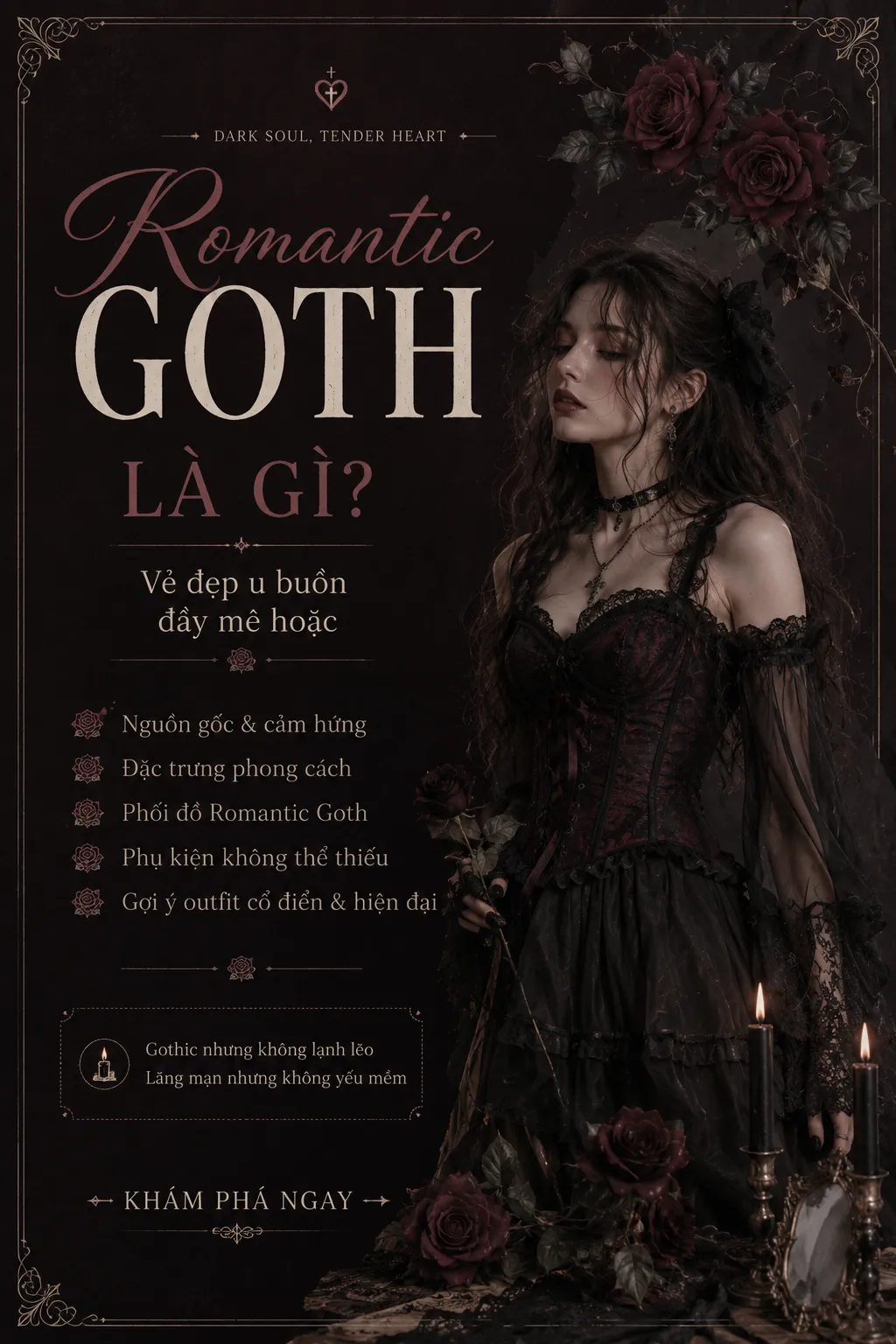 Romantic Goth Là Gì? Ren, Nhung Và Vẻ Đẹp U Tối