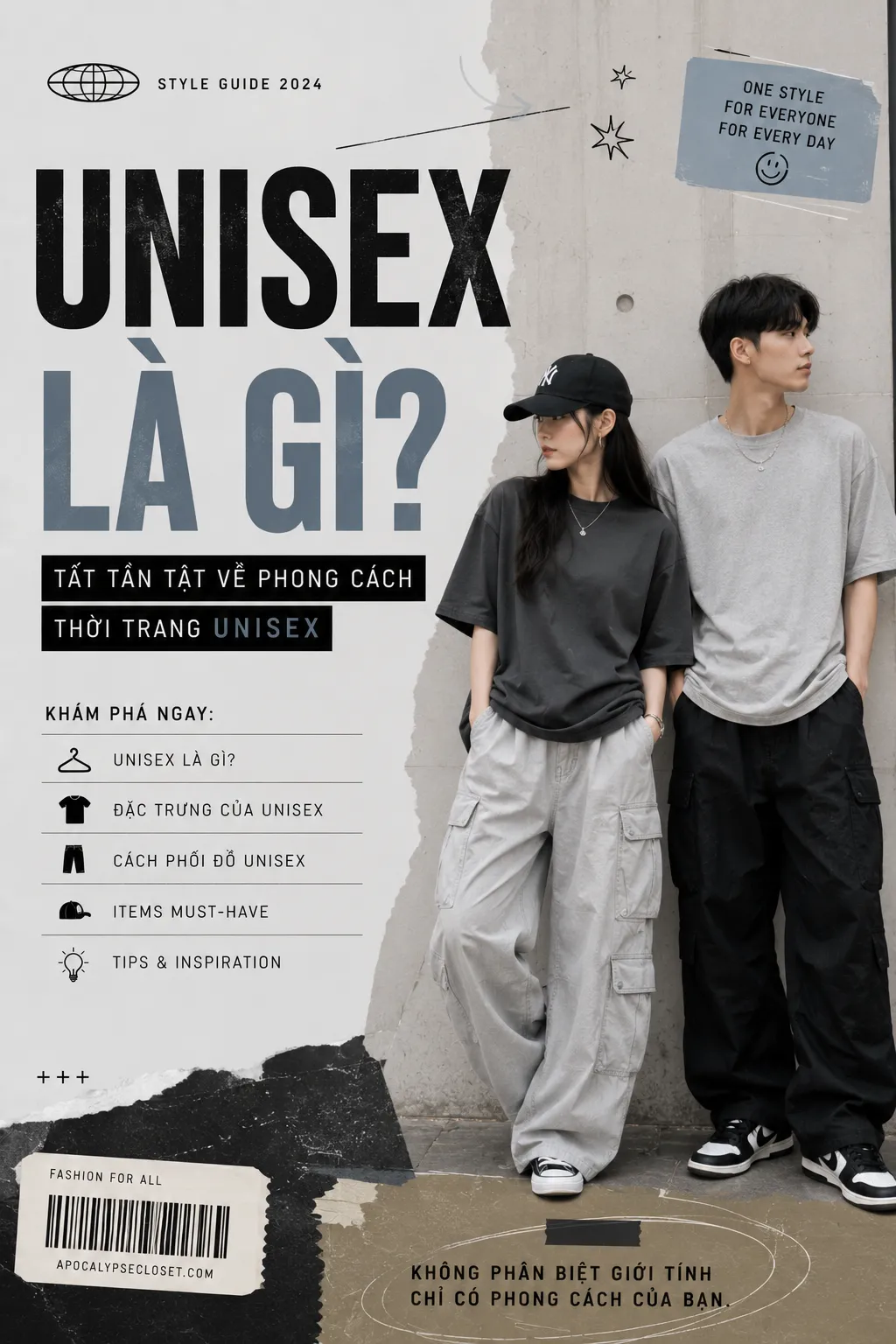Unisex Là Gì? Thời Trang Phi Giới Tính Có Dễ Mặc Không? | AC