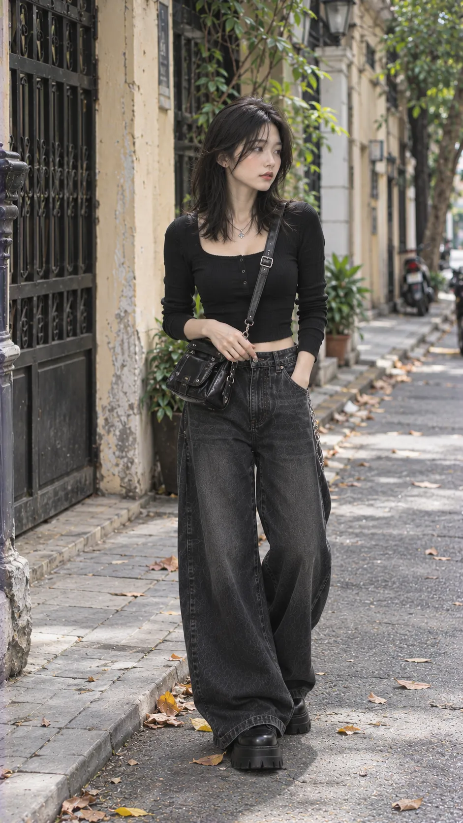 Chọn Túi Cho Outfit Nữ Cá Tính với crossbody bag