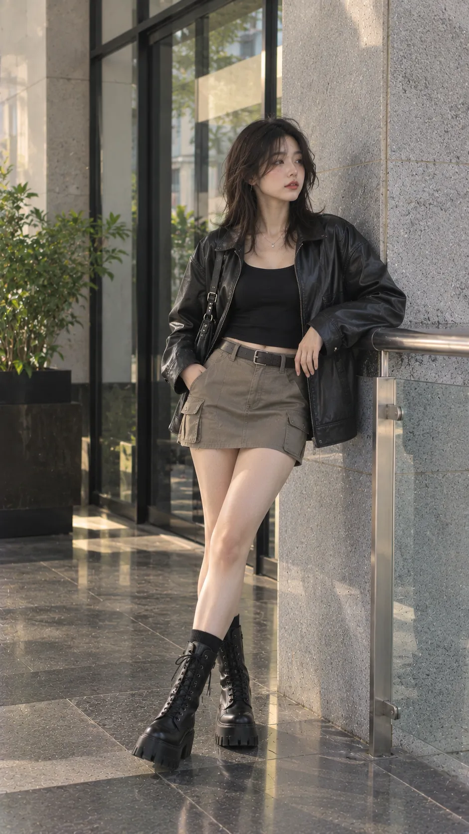 Combat Boots Hay Platform Boots trong phiên bản đời thường dễ mặc, silhouette rõ, chất liệu thật và phụ kiện đúng tinh thần bài viết