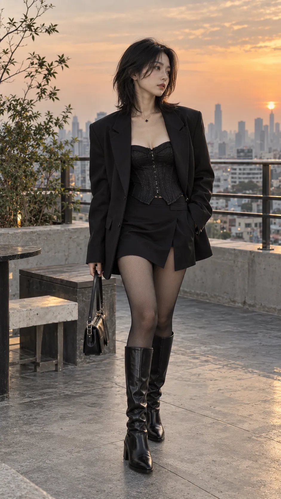 Croptop trong Croptop vs corset top với corset top, corset, crop top, đen