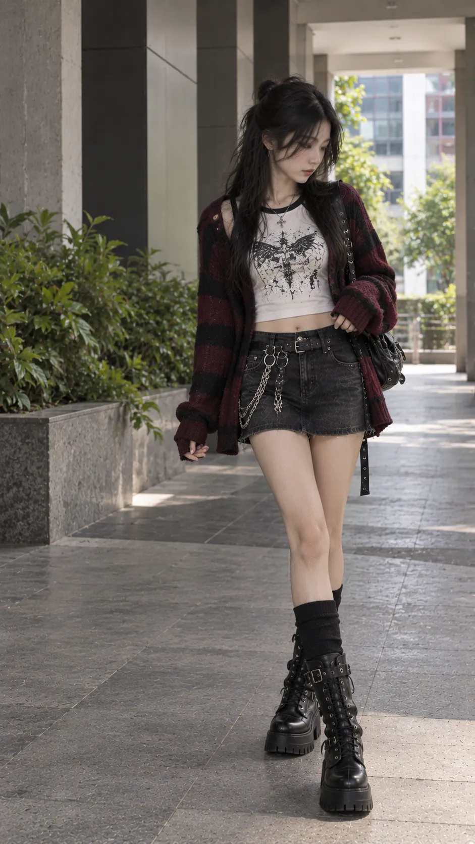 Dark Feminine đặc trưng với silhouette, màu sắc, chất liệu và phụ kiện đúng tinh thần phong cách