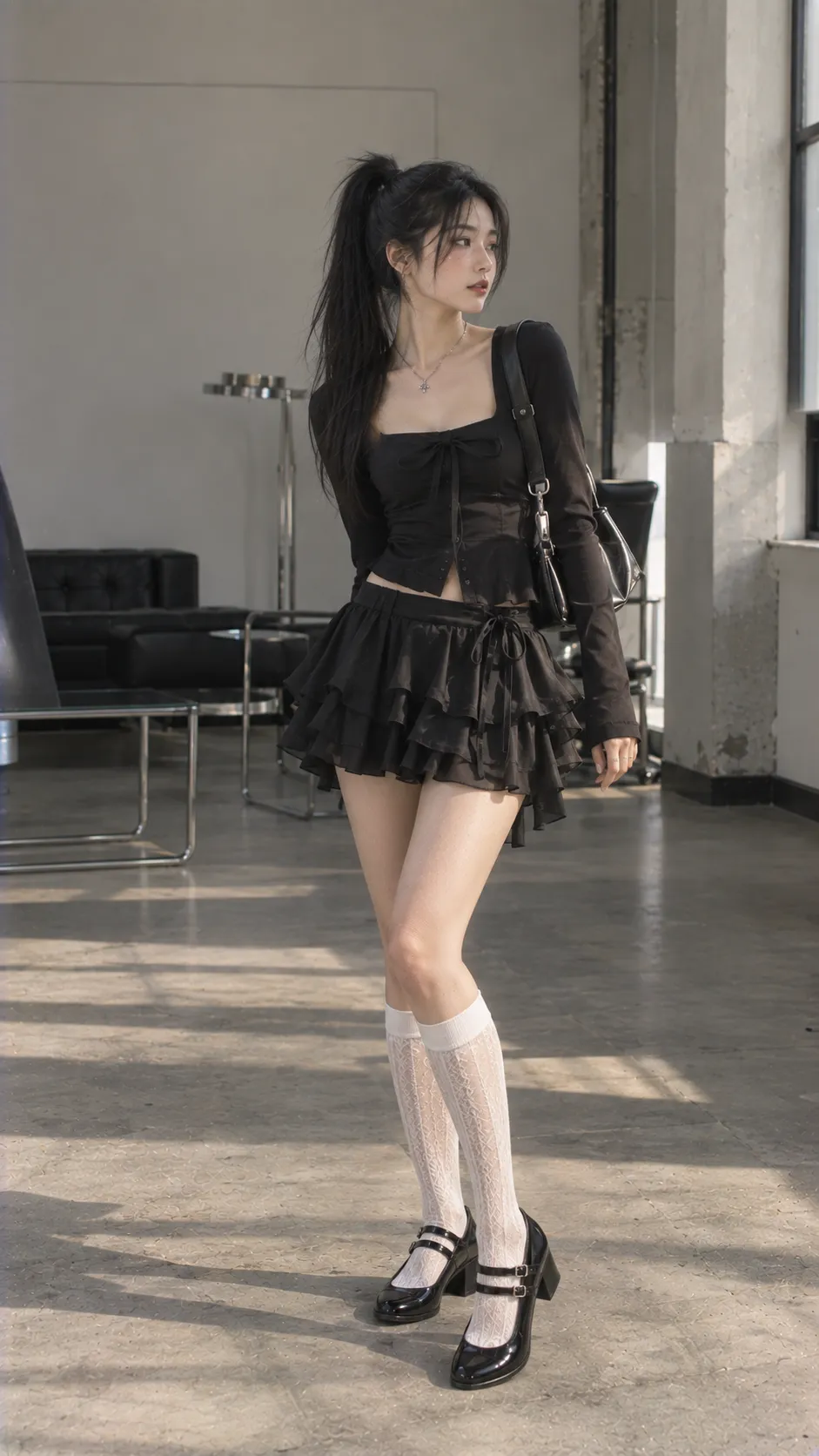 Giày Mary Jane thể hiện silhouette chuẩn với Mary Jane