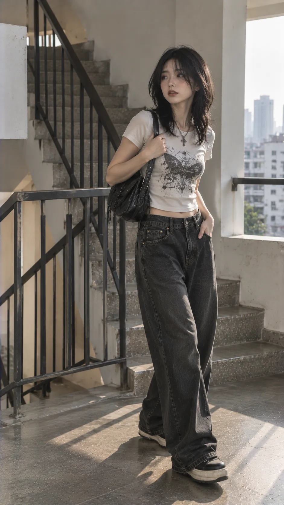 Local Brand minh họa phần Lỗi Dễ Gặp Khi Mua Local Brand bằng outfit đời thường, silhouette rõ và chất liệu thật