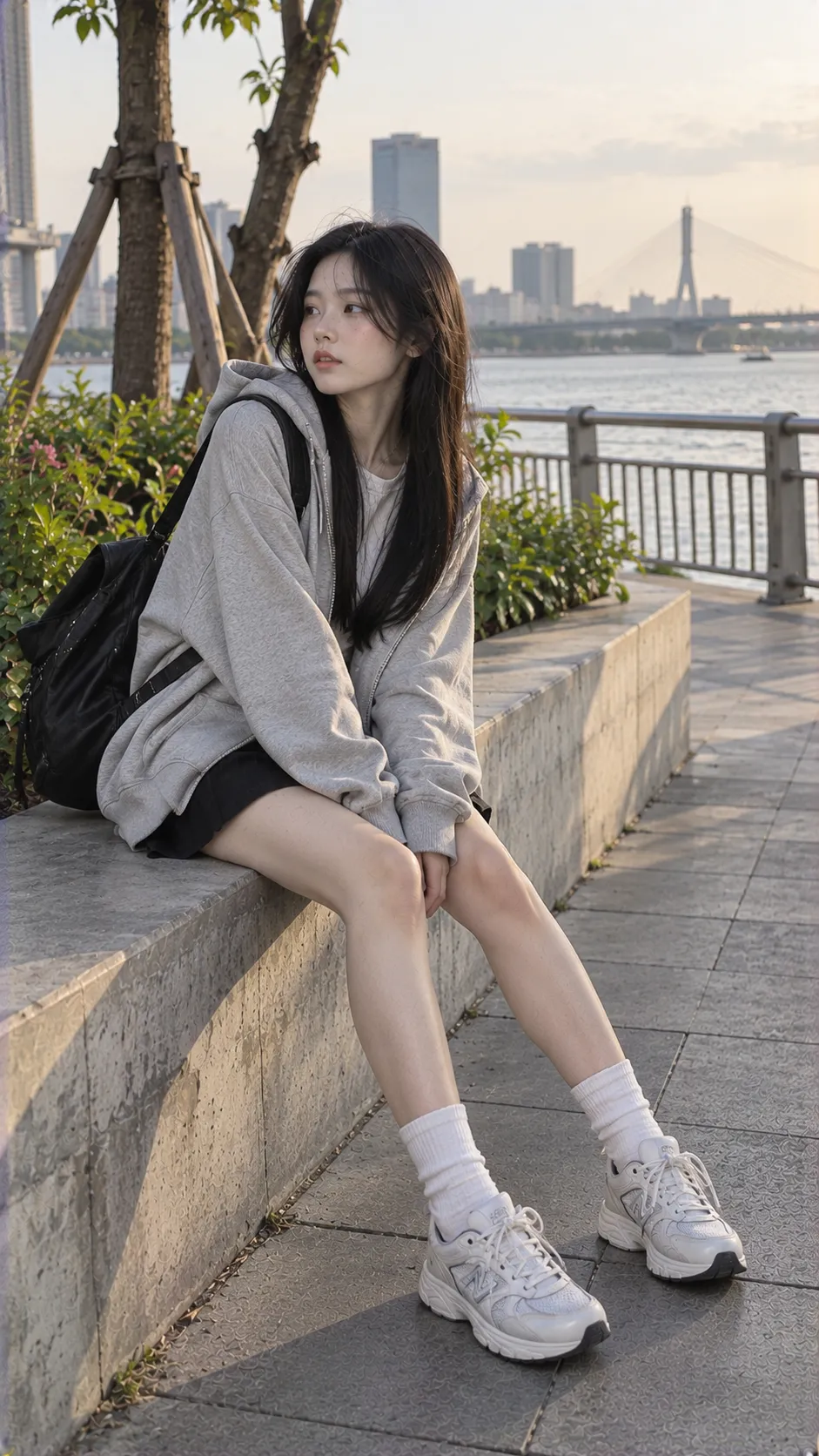 Item Guide Áo Nữ với hoodie theo Áo Hoodie Oversize Nữ Phối Với Gì? 9 Outfit Gọn Mà Vẫn Có Layer