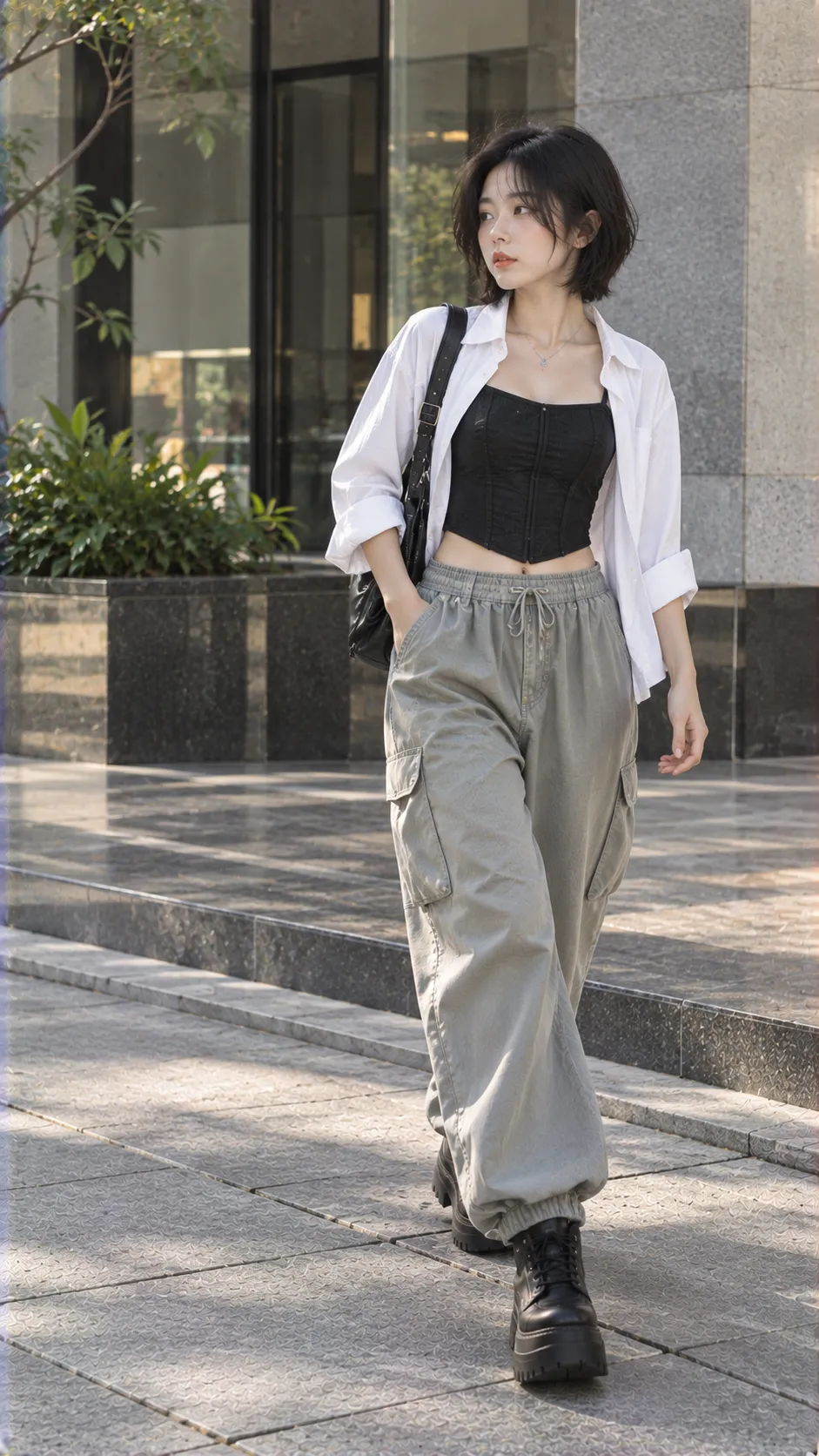 Item Guide Nữ với corset, quần jogger theo Từ item sang outfit hoàn chỉnh