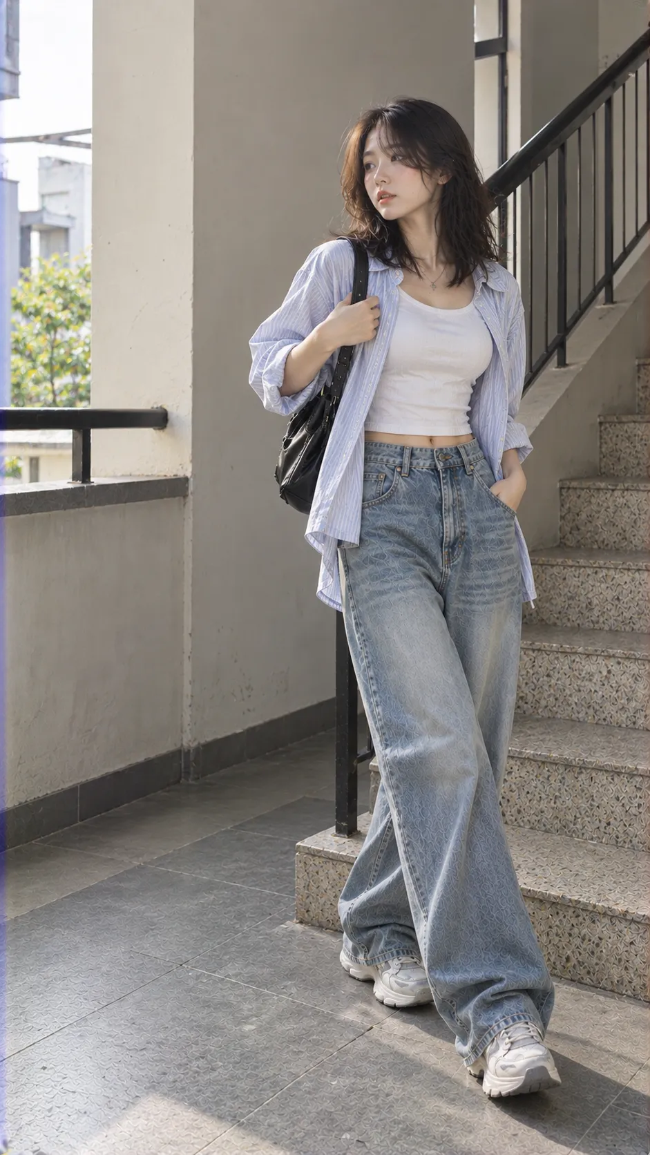 Item Guide Quần Nữ với quần baggy, denim theo Quần Baggy Phối Với Áo Gì? Chọn Áo Theo Form, Tỷ Lệ Và Style