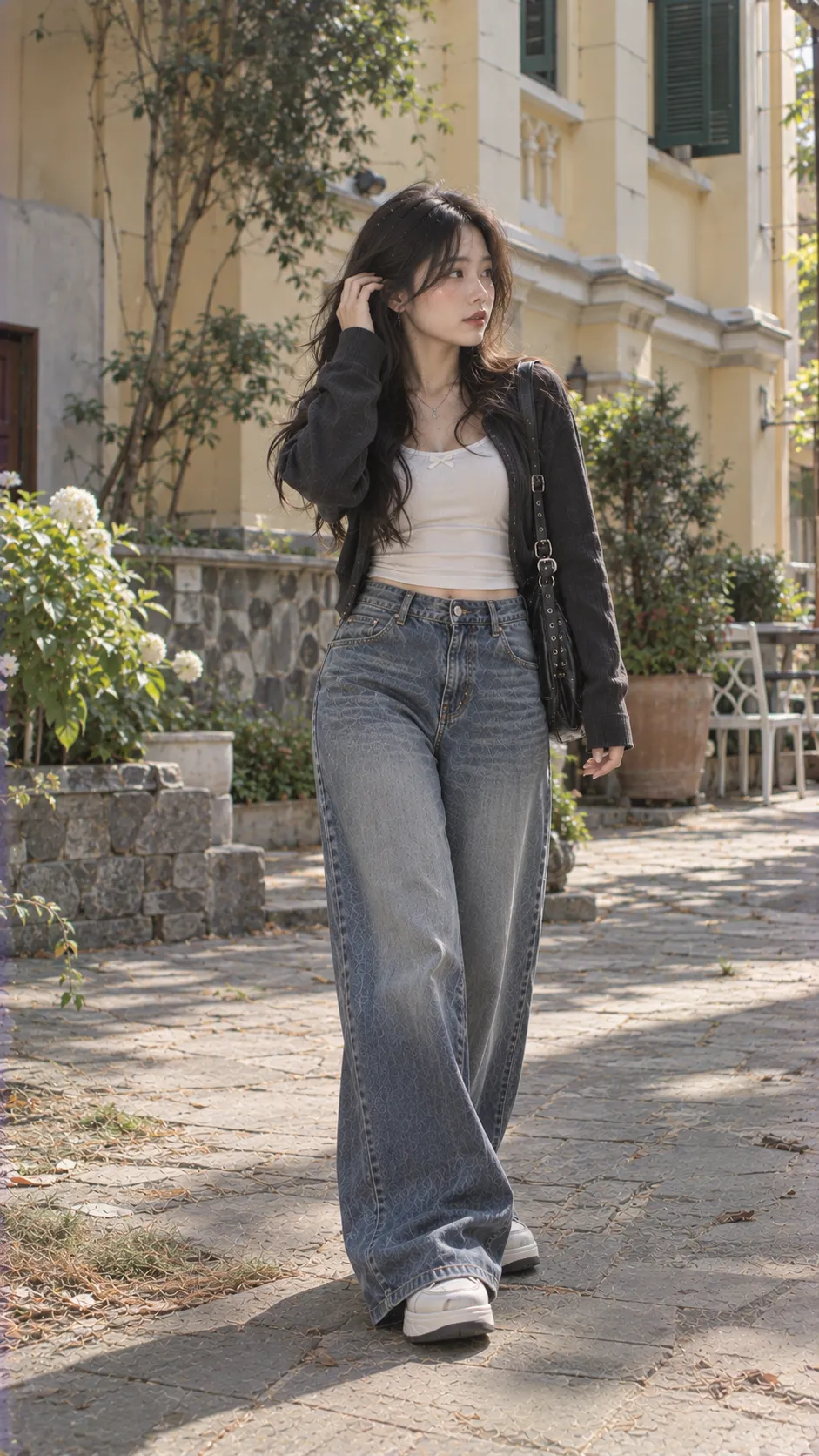 Áo Bomber Nữ với Bomber, Baby Tee, Cargo Pants