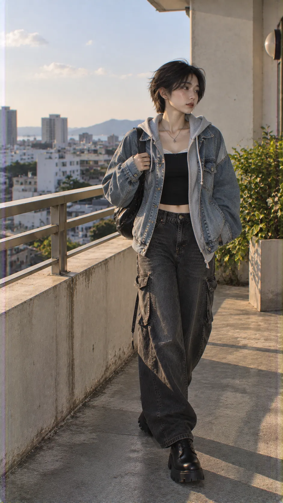 Áo Khoác Jean Nữ với boots, hoodie, áo gile, denim theo Lỗi Khi Phối Áo Khoác Jean Nữ