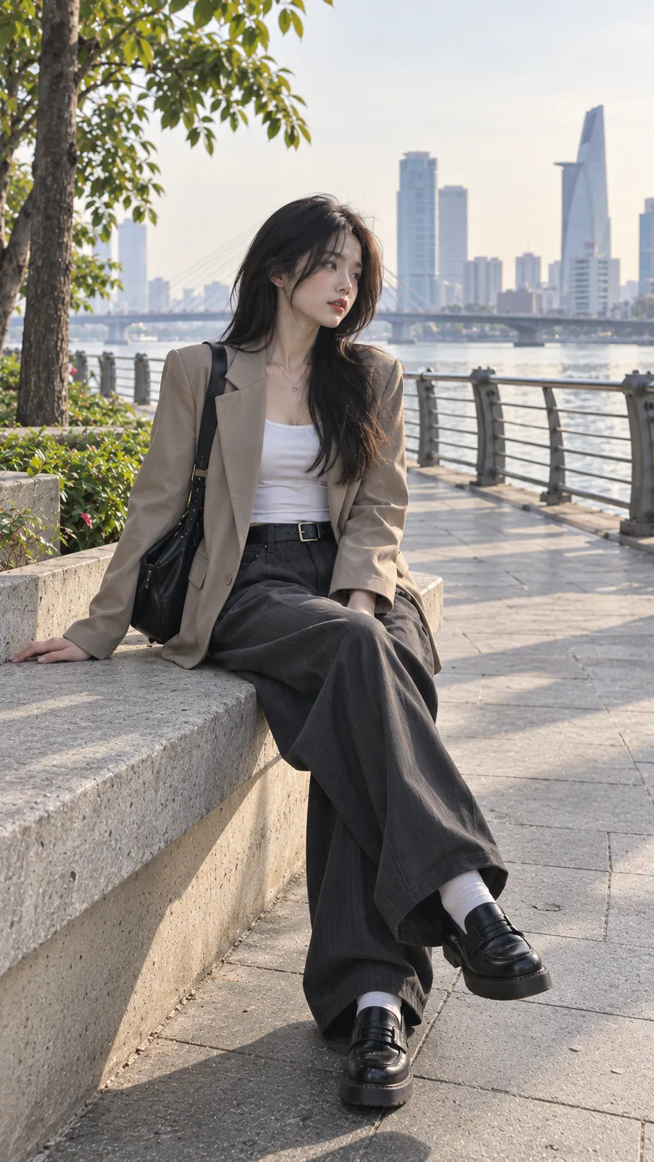 Smart Casual với boots, loafer, sneaker, blazer, quần baggy